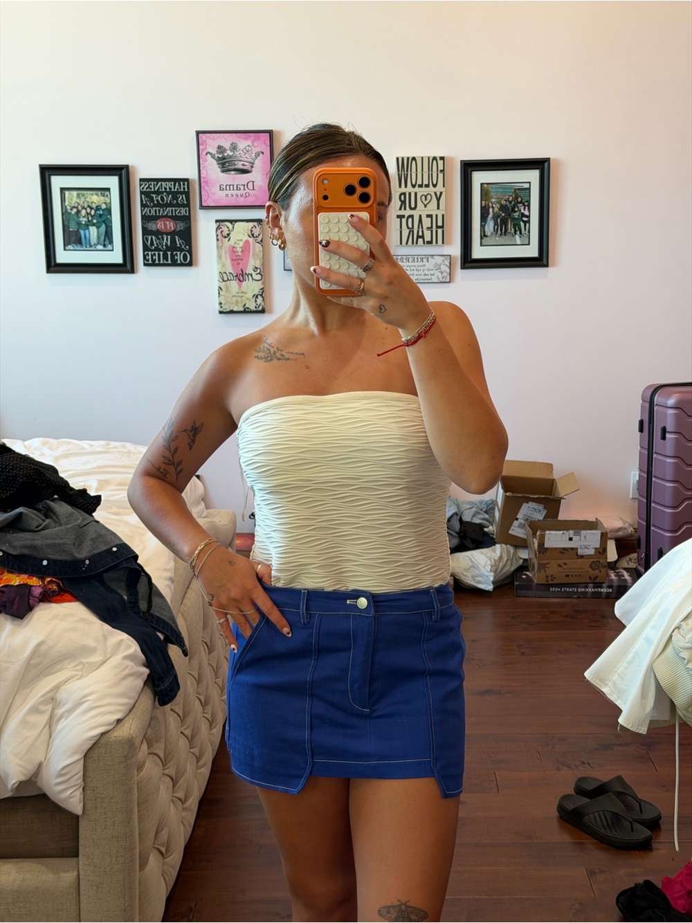 Princess Polly Cream Strapless Ruched Tube Top